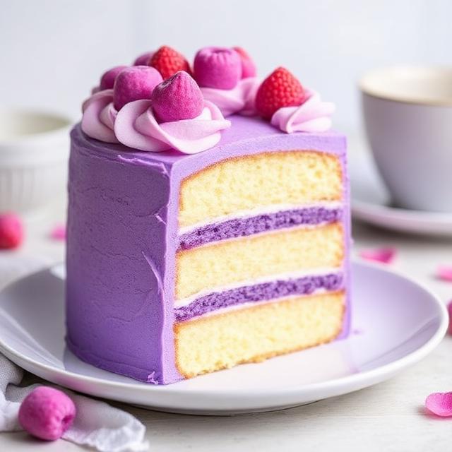 Ube Chiffon Cake