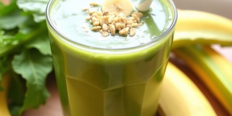 Green Smoothie (Spinach, Mango, Banana)