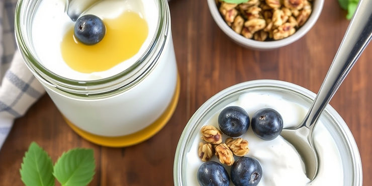 Greek Yogurt with Honey & Granola
