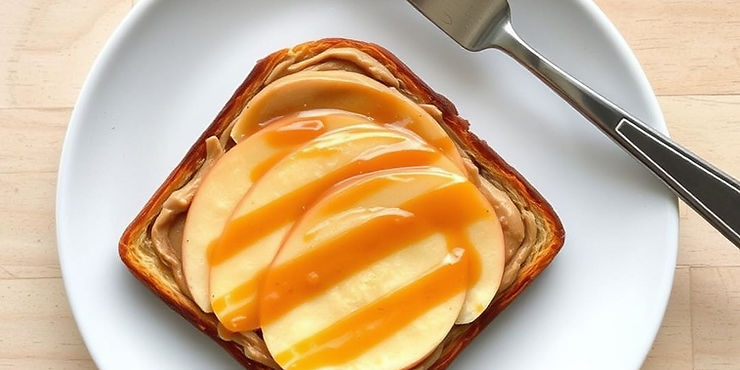 Peanut Butter Apple Toast