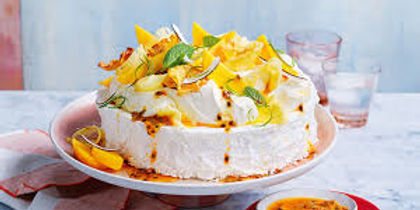 Piña Colada Pavlova