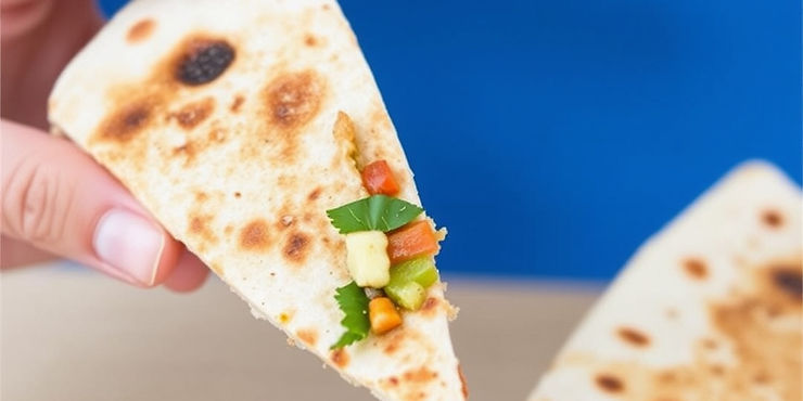Cheese & Veggie Quesadilla (Whole Wheat)