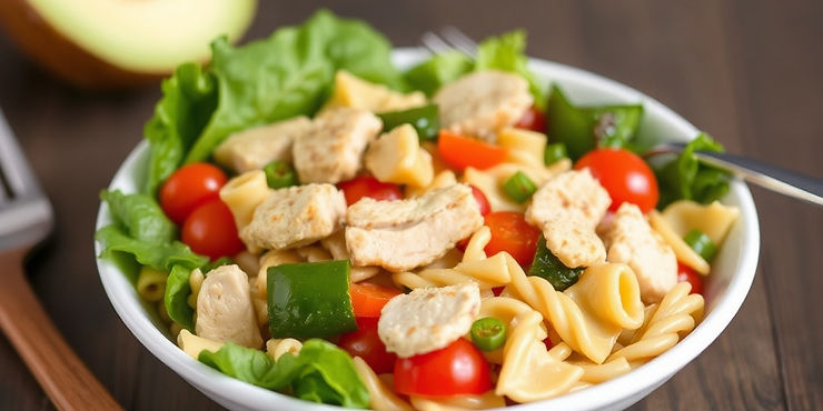 Pasta Salad with Chicken & Veggies