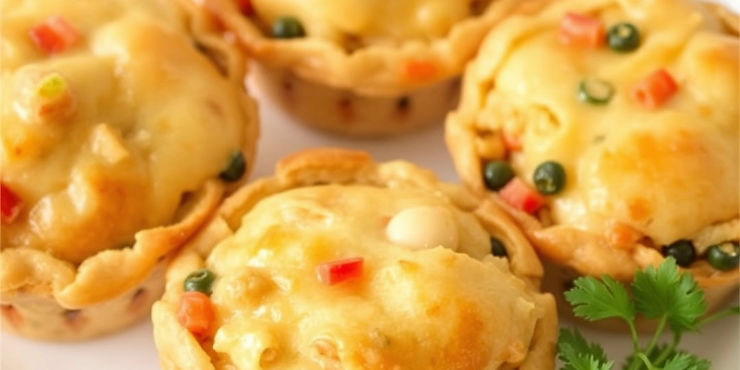 Brown Rice & Veggie Savory Pies