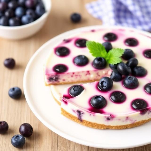 No-Bake Blueberry Cheesecake