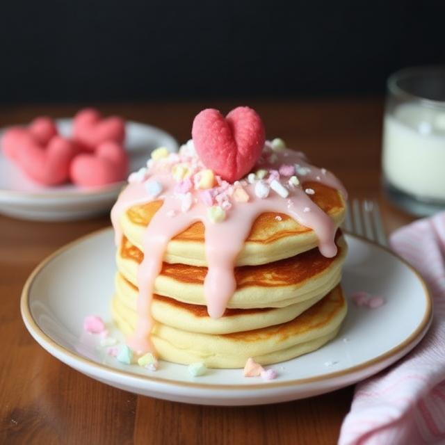 Cotton Candy Pancakes