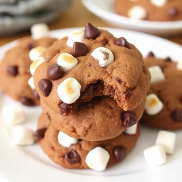 S’mores Chocolate Chip Cookies