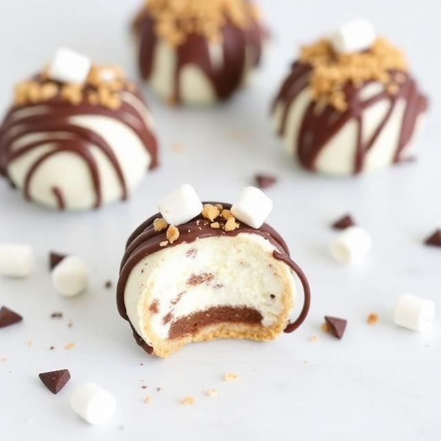S’mores Cheesecake Bombs