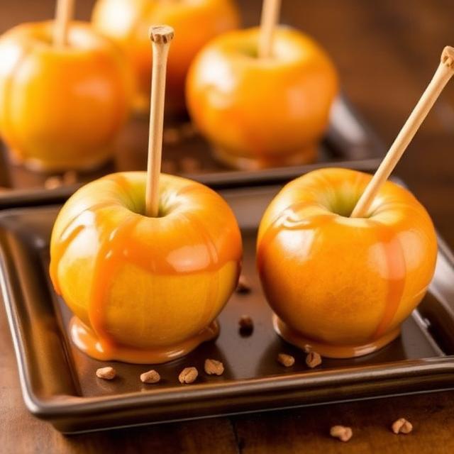 Pumpkin Spice Candy Apples