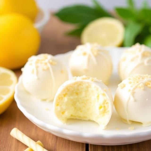 Lemon Zest Cheesecake Bombs