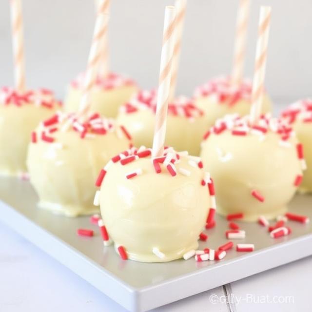 White Chocolate Candy Apples