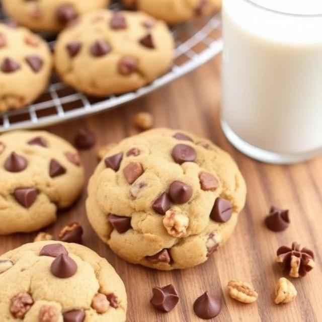 Walnut Chocolate Chip Cookies