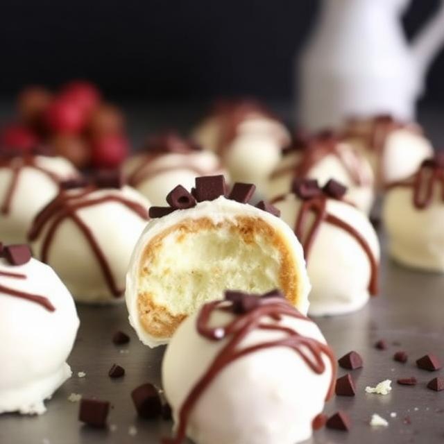 Tiramisu Cheesecake Bombs