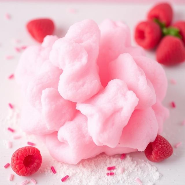Raspberry Cotton Candy
