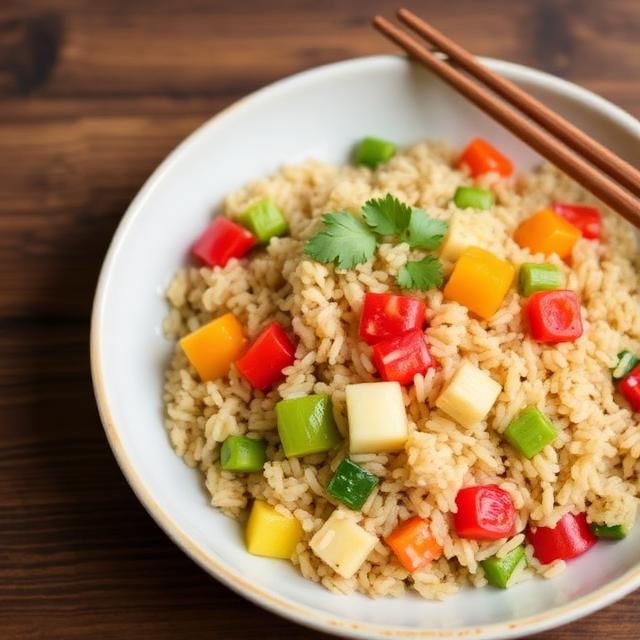 Brown Rice with Vegetables