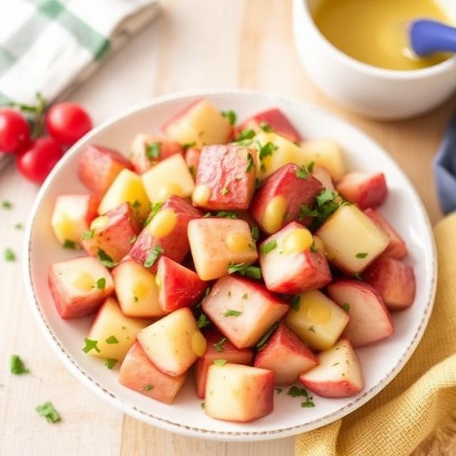 Red Potato Salad with Mustard Dressing