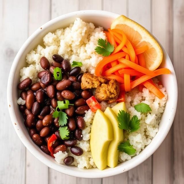 Rice and Black Bean Bowl