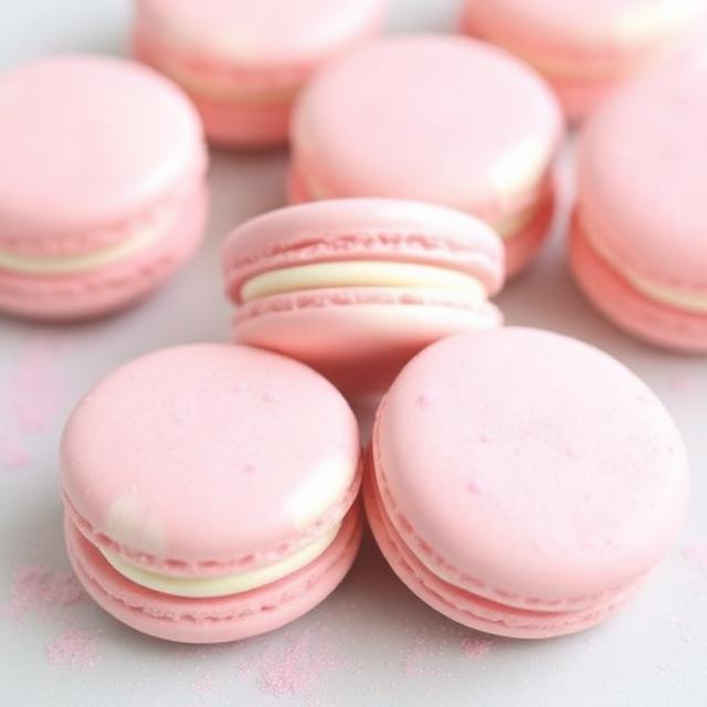 Cotton Candy Macarons