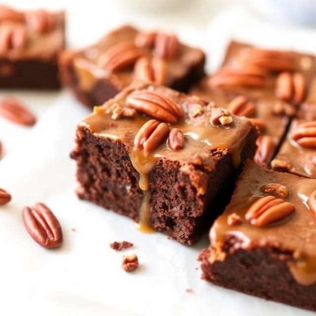 Pecan Caramel Brownies