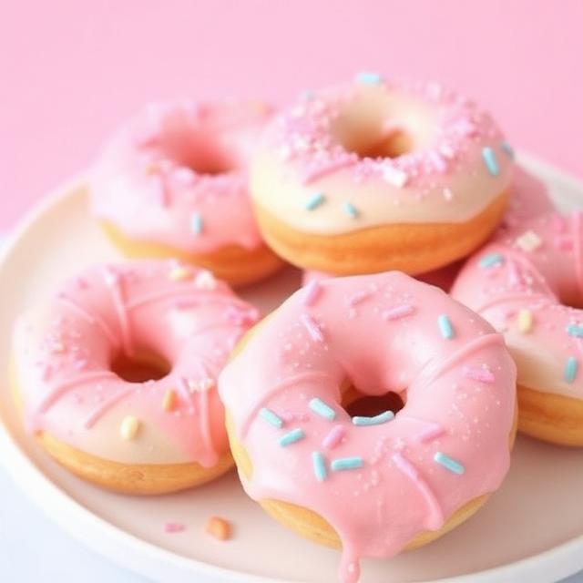 Cotton Candy Donuts