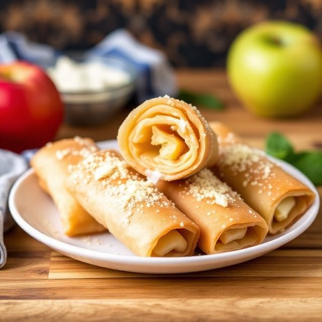 Apple Pie Egg Rolls