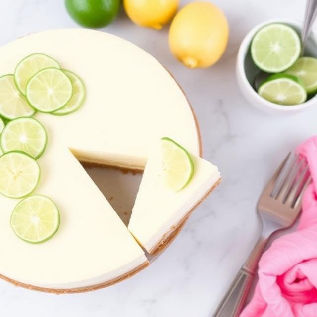 No-Bake Lime Cheesecake