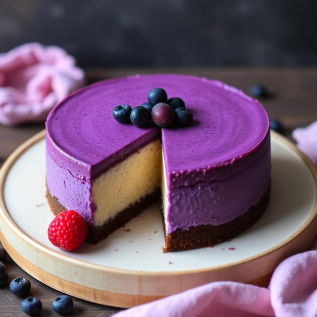 Ube Cheesecake