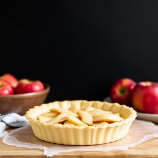 Flaky Butter Crust Apple Pie