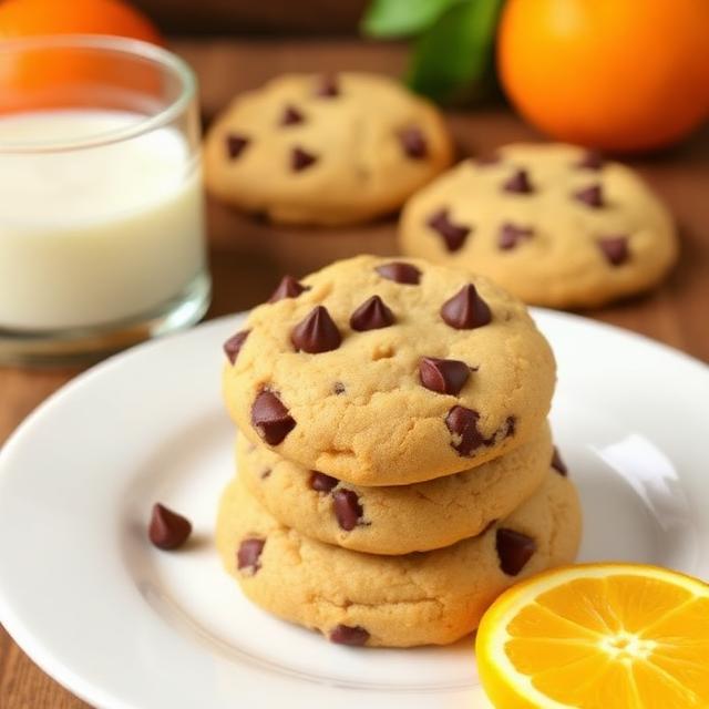 Orange Zest Chocolate Chip Cookies
