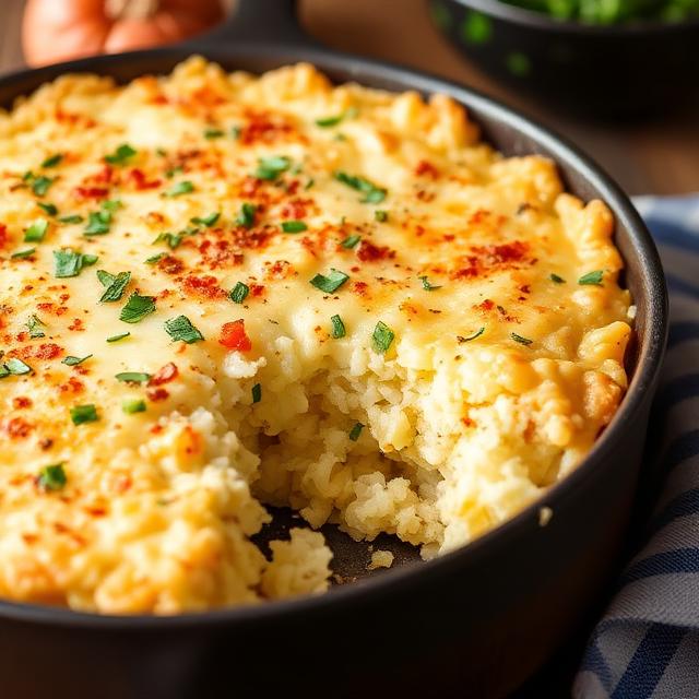 Cheesy Rice Bake