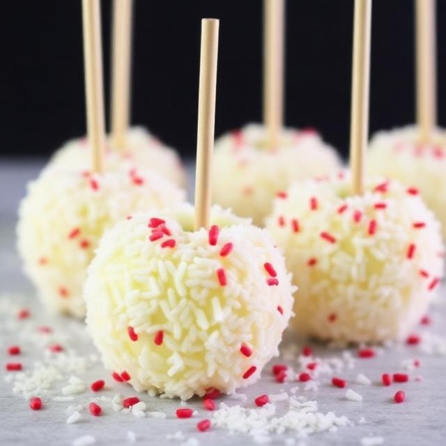 Coconut Flake Candy Apples