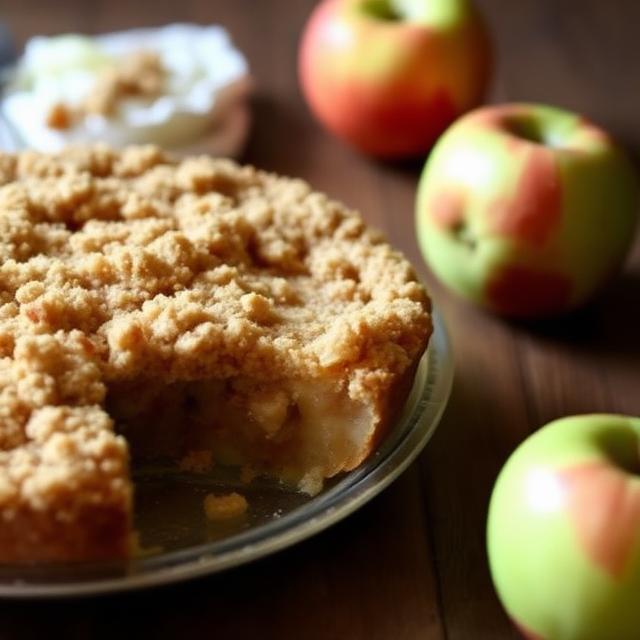 Dutch Apple Pie with Crumb Topping