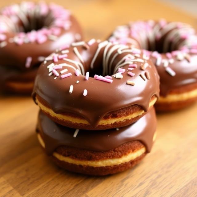 Double Chocolate Donuts