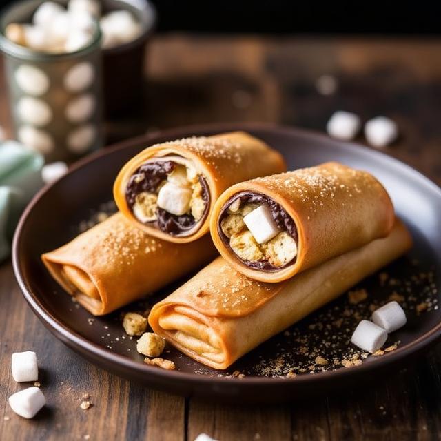 S’mores Egg Rolls
