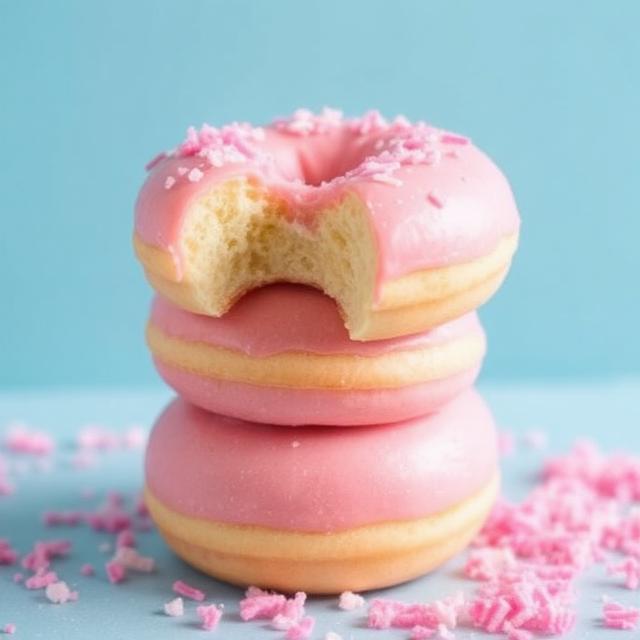 Cotton Candy Donuts