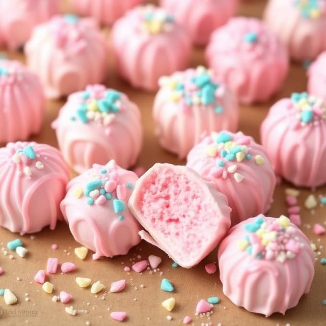 Cotton Candy Truffles