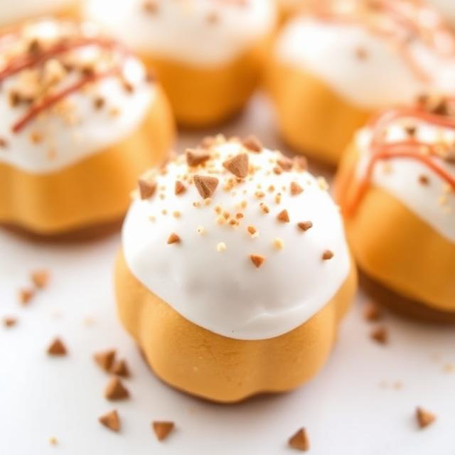Pumpkin Spice Cheesecake Bombs