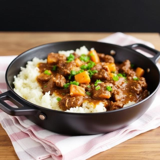 Beef and Rice Skillet