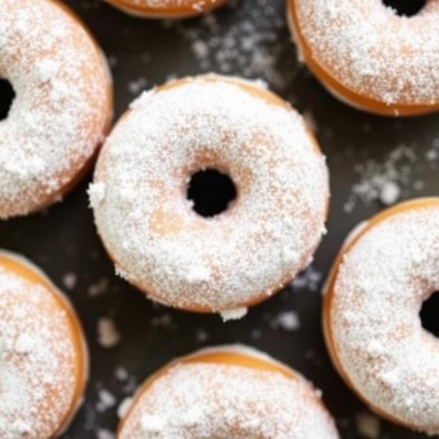 Powdered Sugar Donuts