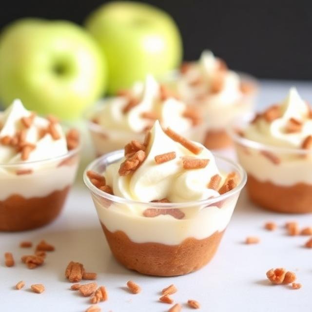 No-Bake Apple Pie Dessert Cups