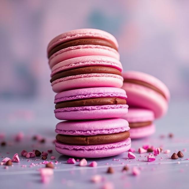 Ube Macarons