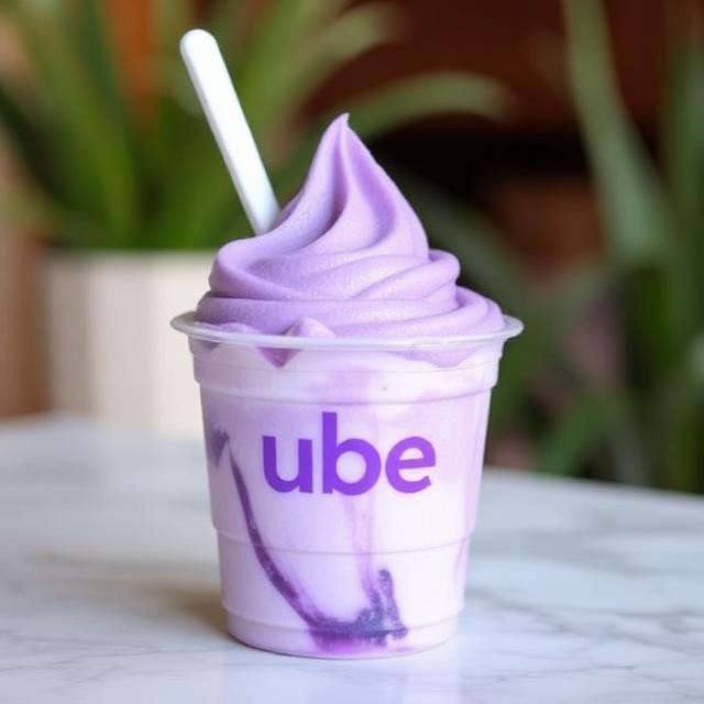 Ube Frozen Yogurt