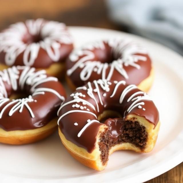 Chocolate Filled Cream Donuts