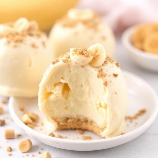 Banana Pudding Cheesecake Bombs