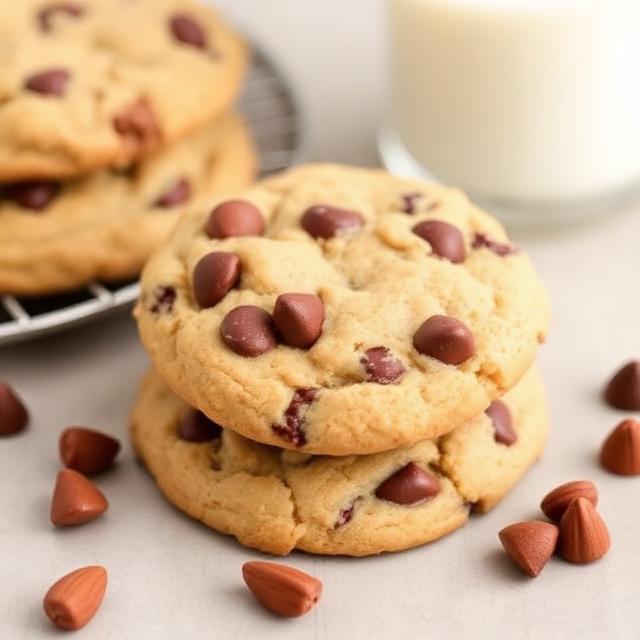 Almond Chocolate Chip Cookies