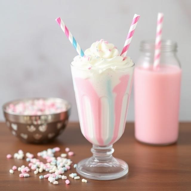 Cotton Candy Milkshake