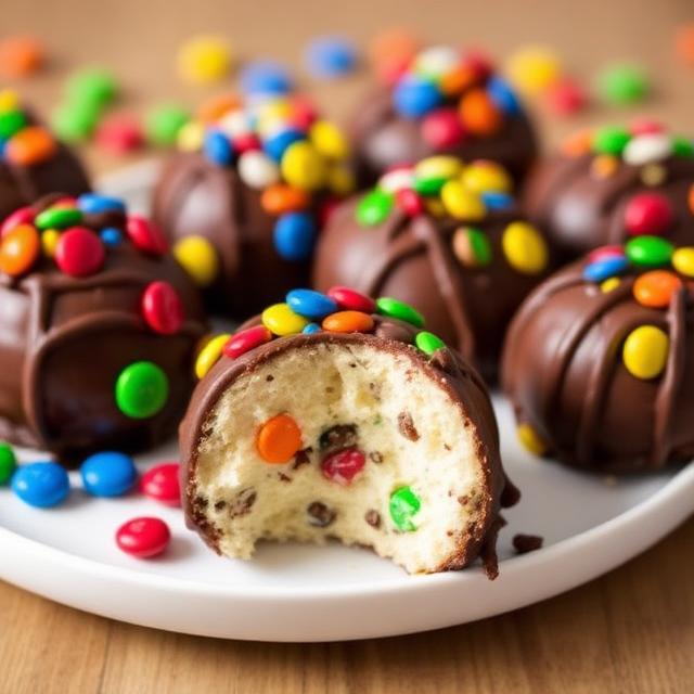 M&M Cheesecake Bombs