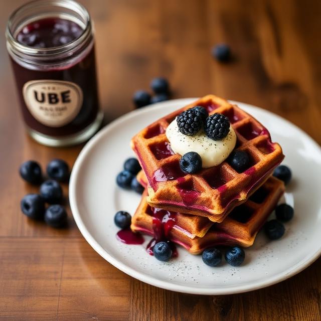 Ube Waffles