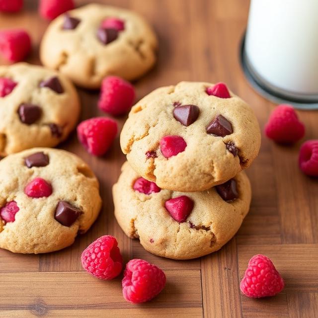 Raspberry Chocolate Chip Cookies