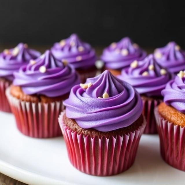 Ube Cupcakes